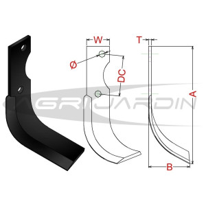 CUCHILLA MOTOAZADA BENASSI BL90