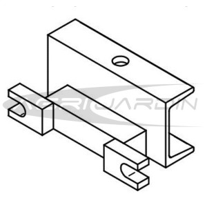 ENGANCHE ADAPTADOR PARA MOTOCULTOR AGRIA 1900