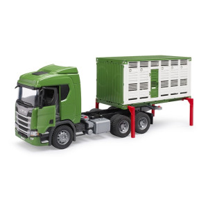 CAMION DE TRANSPORTE DE ANIMALES SCANIA SUPER 560R CON ANIMAL BRUDER