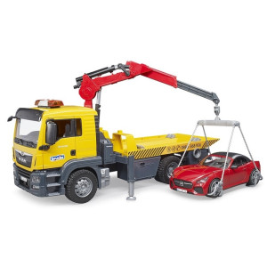 CAMION GRUA MAN TGS CON COCHE