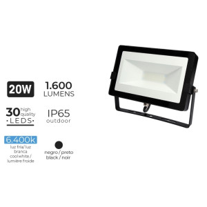 FOCO PROYECTOR LED 20W 6400K 1600 LUMENS