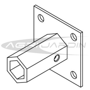 JUEGO DE ADAPTADORES PARA MOTOCULTOR HONDA F810