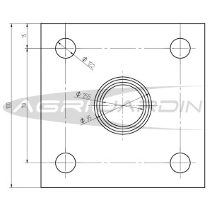 JUEGO DE ADAPTADORES PARA MOTOAZADA HUSQVARNA, PUBERT, GARLAND