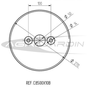 JUEGO CONTRAPESOS PARA RUEDAS NEUMATICAS DE MOTOCULTOR 500X10