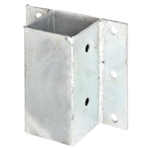 SOPORTE POSTE 70X70 PARA PARED GALVANIZADO