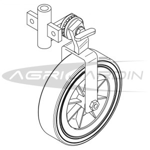 RUEDA TRANSPORTE FRONTAL PARA MOTOCULTOR YANMAR / ISEKI