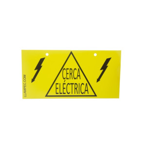 SEÑAL DE ADVERTENCIA CERCA ELECTRICA