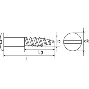 TORNILLO PARA MADERA 3,5X16