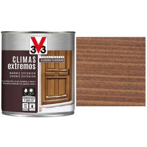 BARNIZ MADERA CLIMAS EXTREMOS ROBLE OSCURO 0,75L BRILLANTE