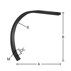 BRAZO CHISEL 45X20MM