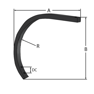 BRAZO CHISEL 40X40MM