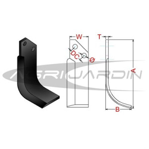 CUCHILLA ROTOVATOR VALPADANA, BCS