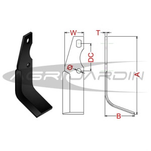 CUCHILLA MOTOAZADA TRUSS, MOVICAM, PASBO