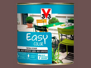 ESMALTE EXTERIOR EASY COLOR 0,5L MARRÓN HAVANA SATINADO