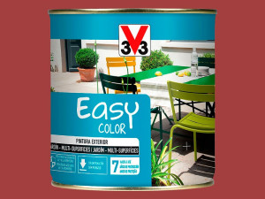 ESMALTE EXTERIOR EASY COLOR 0,5L ROJO VASCO SATINADO