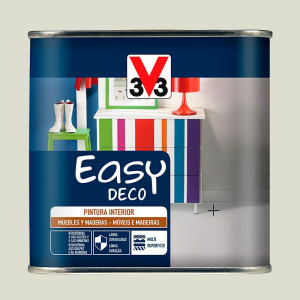 PINTURA EASY DECO POP 0,5L GRIS LINO SATINADO