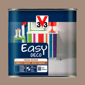 PINTURA EASY DECO POP 0,5L GRIS TOPO SATINADO