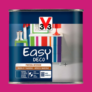 PINTURA EASY DECO POP 0,5L FUCSIA SATINADO