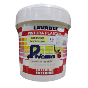 PINTURA 4L CREMA INTERIOR / EXTERIOR