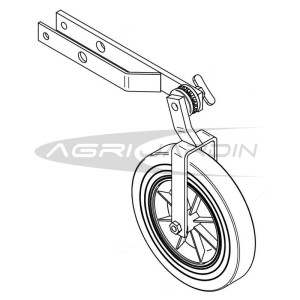 RUEDA TRANSPORTE FRONTAL PARA MOTOAZADA AGRIA 3002